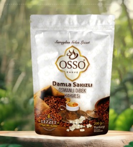OSSO Damla Sakızlı Dibek Osmanlı Kahvesi 200 GR 